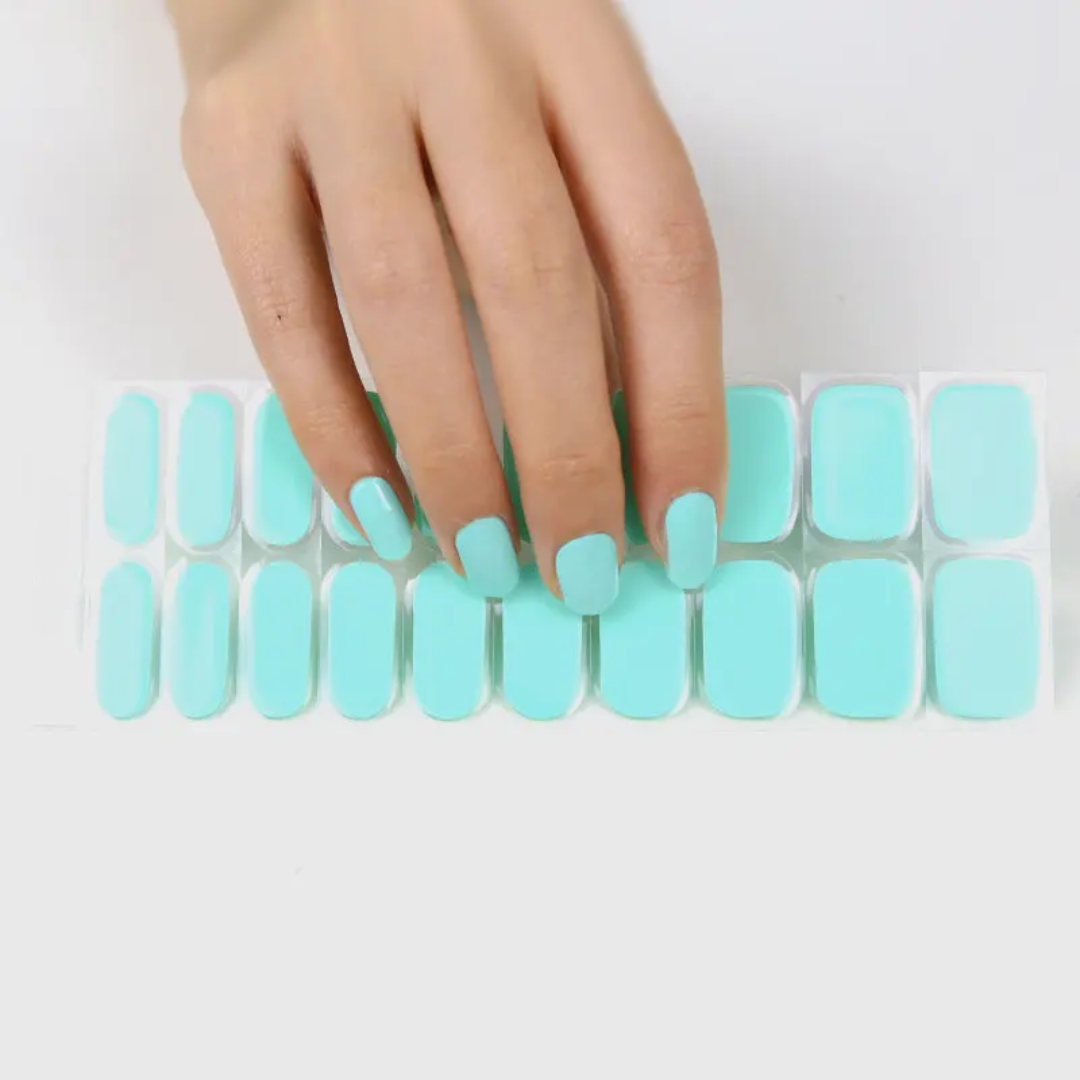 Clifton Matcha Semi-cured UV Gel Fingernail wraps