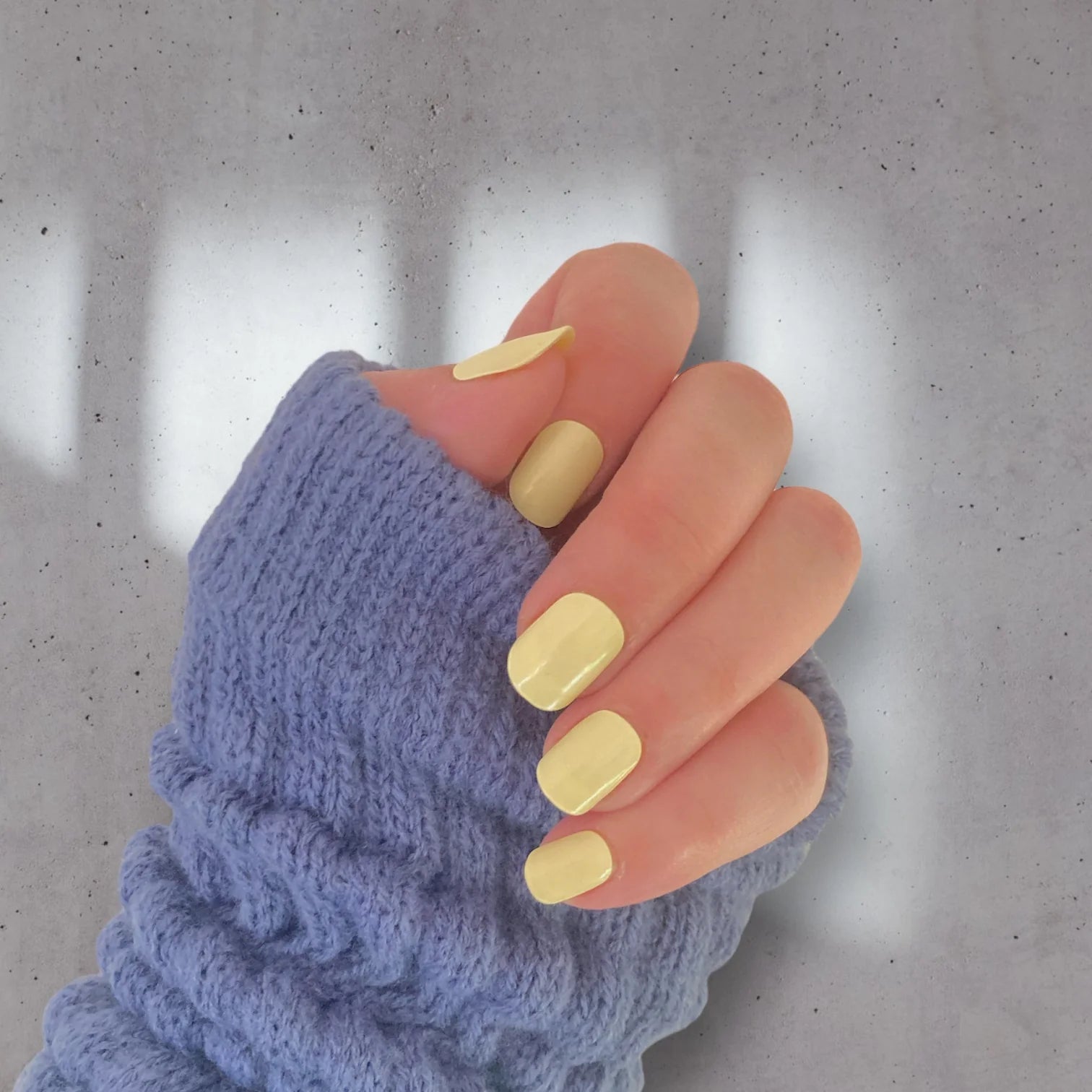 Salted Butter Semi-cured UV Gel Fingernail wraps