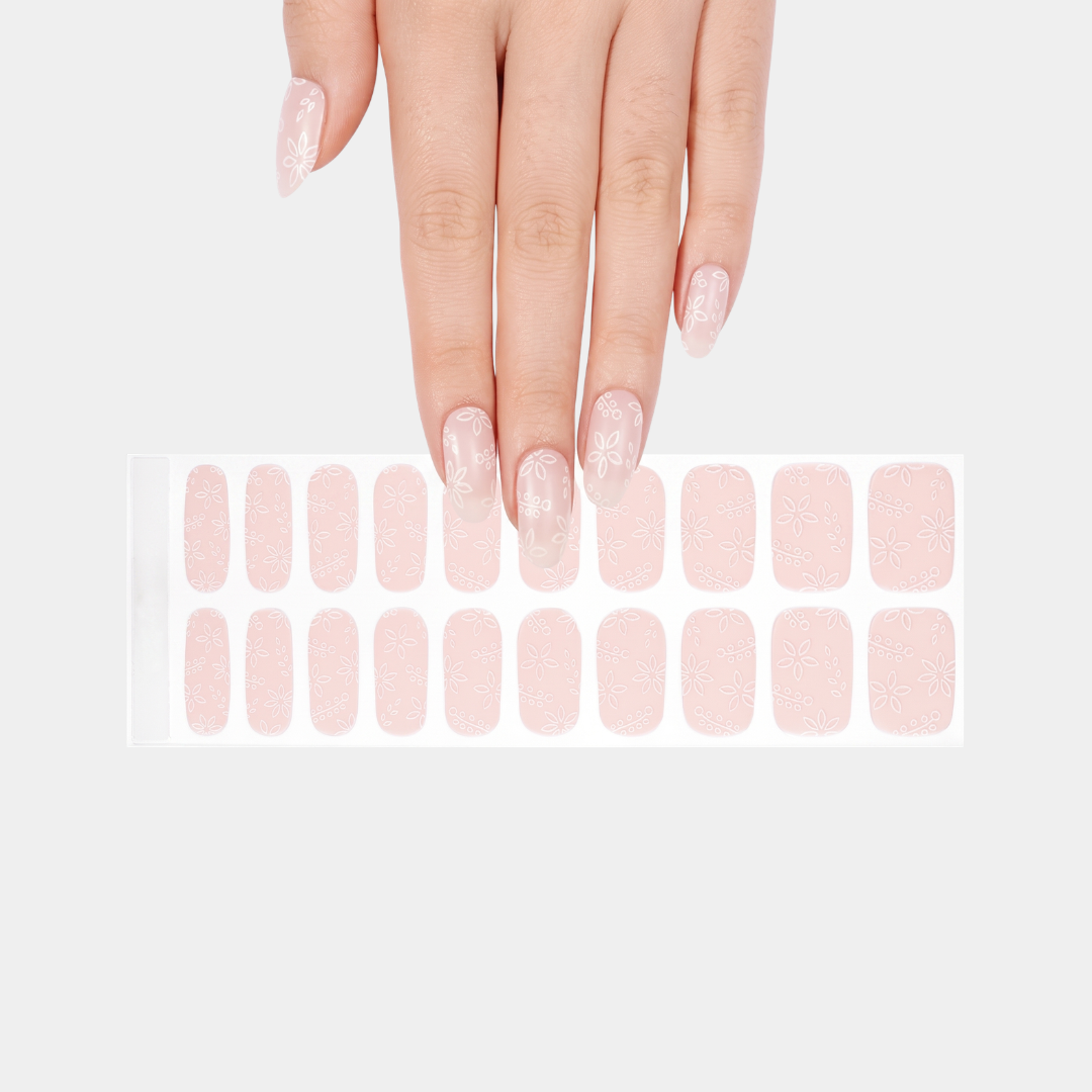 Sunday Bouquet Semi-cured UV Gel Fingernail wraps