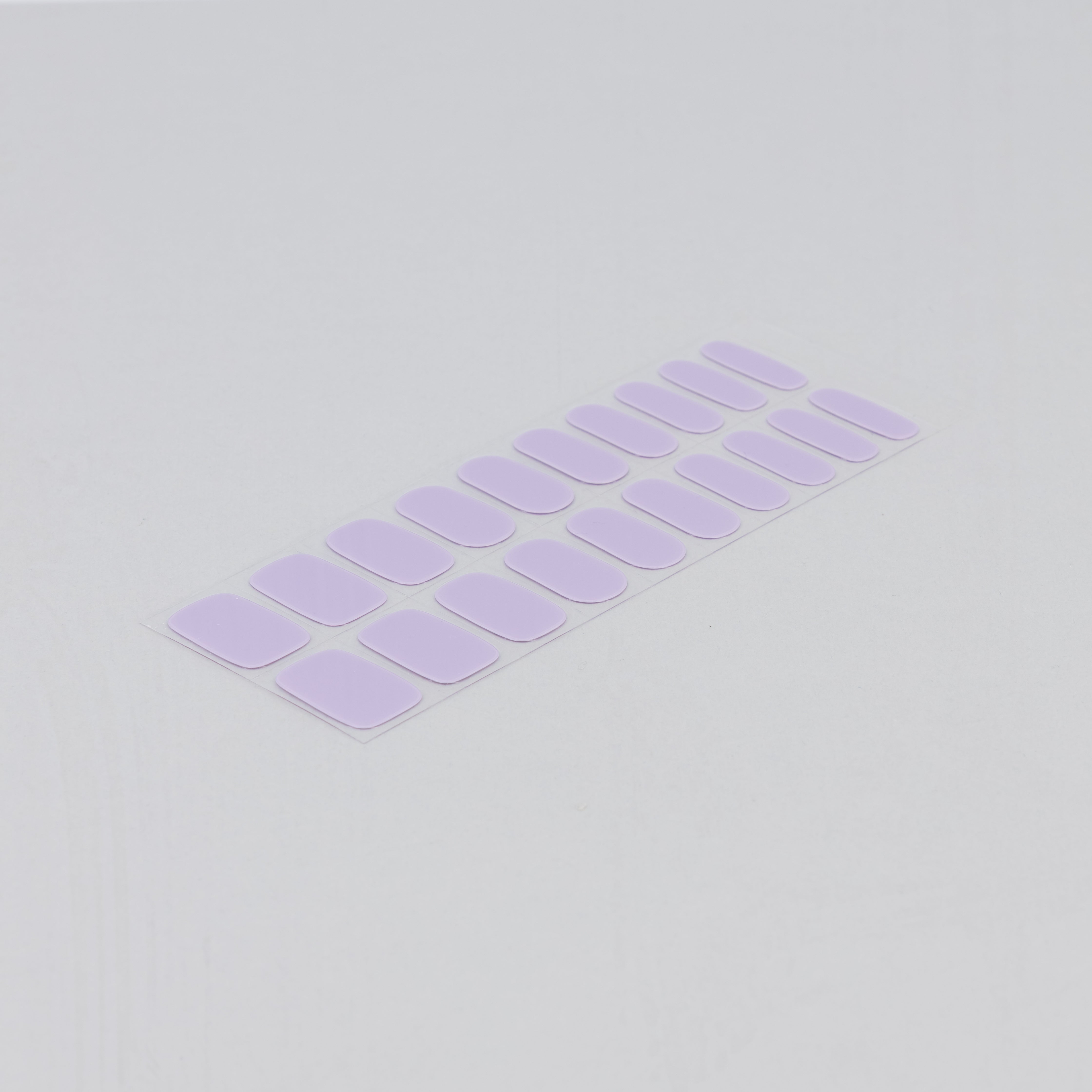 Lilac Macaroon Semi-cured UV Gel Fingernail wraps