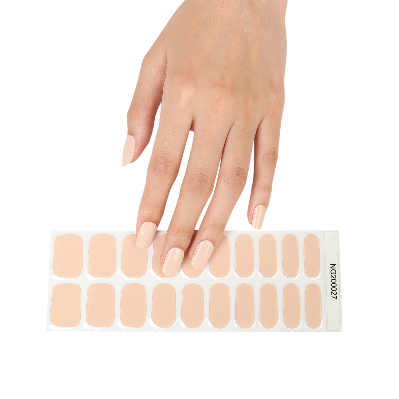 Biscotti Creme Semi-cured UV Gel Fingernail wraps