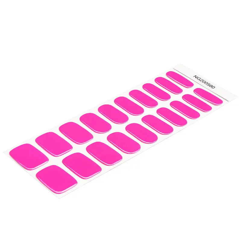 Camps Bay Cosmo Semi-cured UV Gel Fingernail wraps