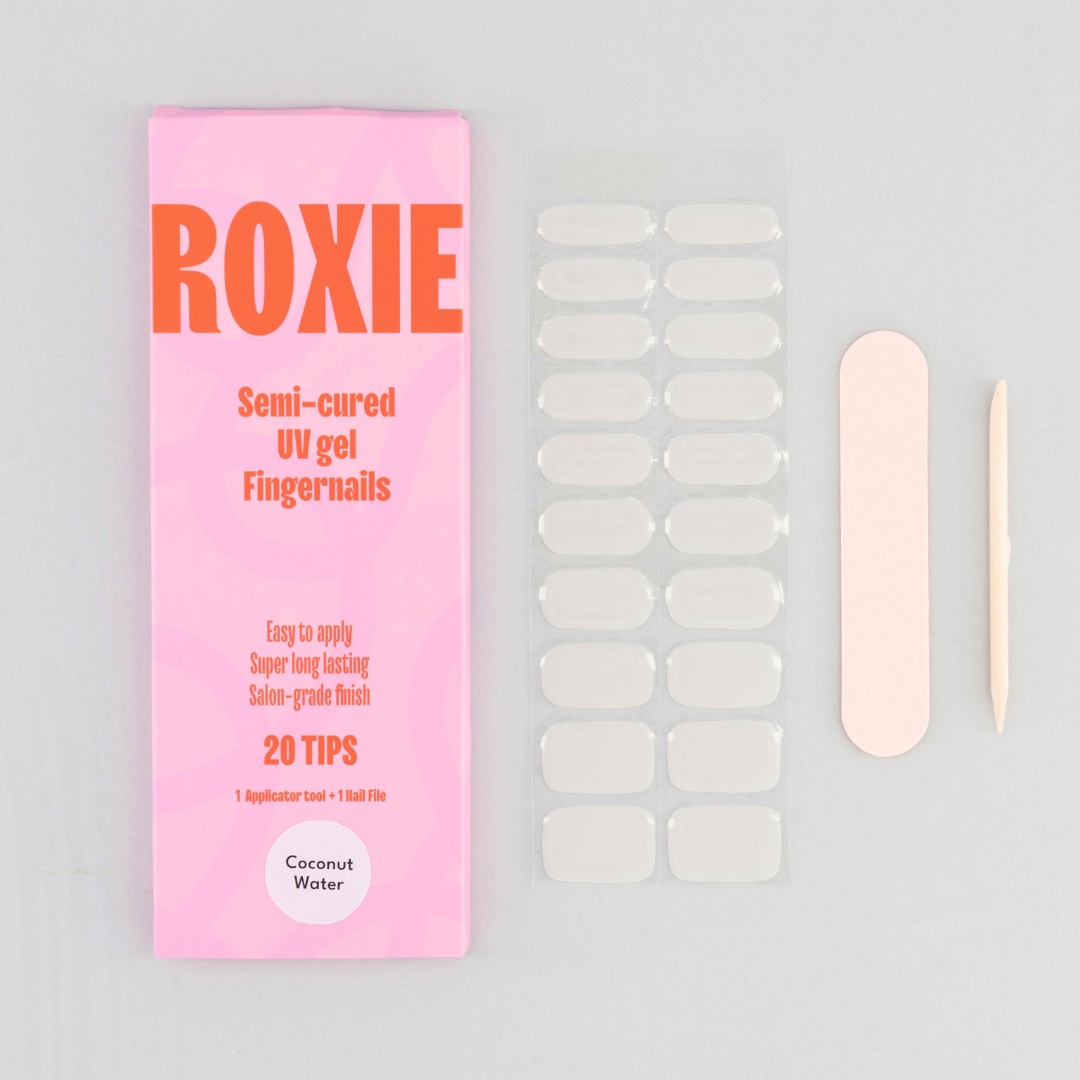 Coconut Water Semi-cured UV Gel Fingernail wraps