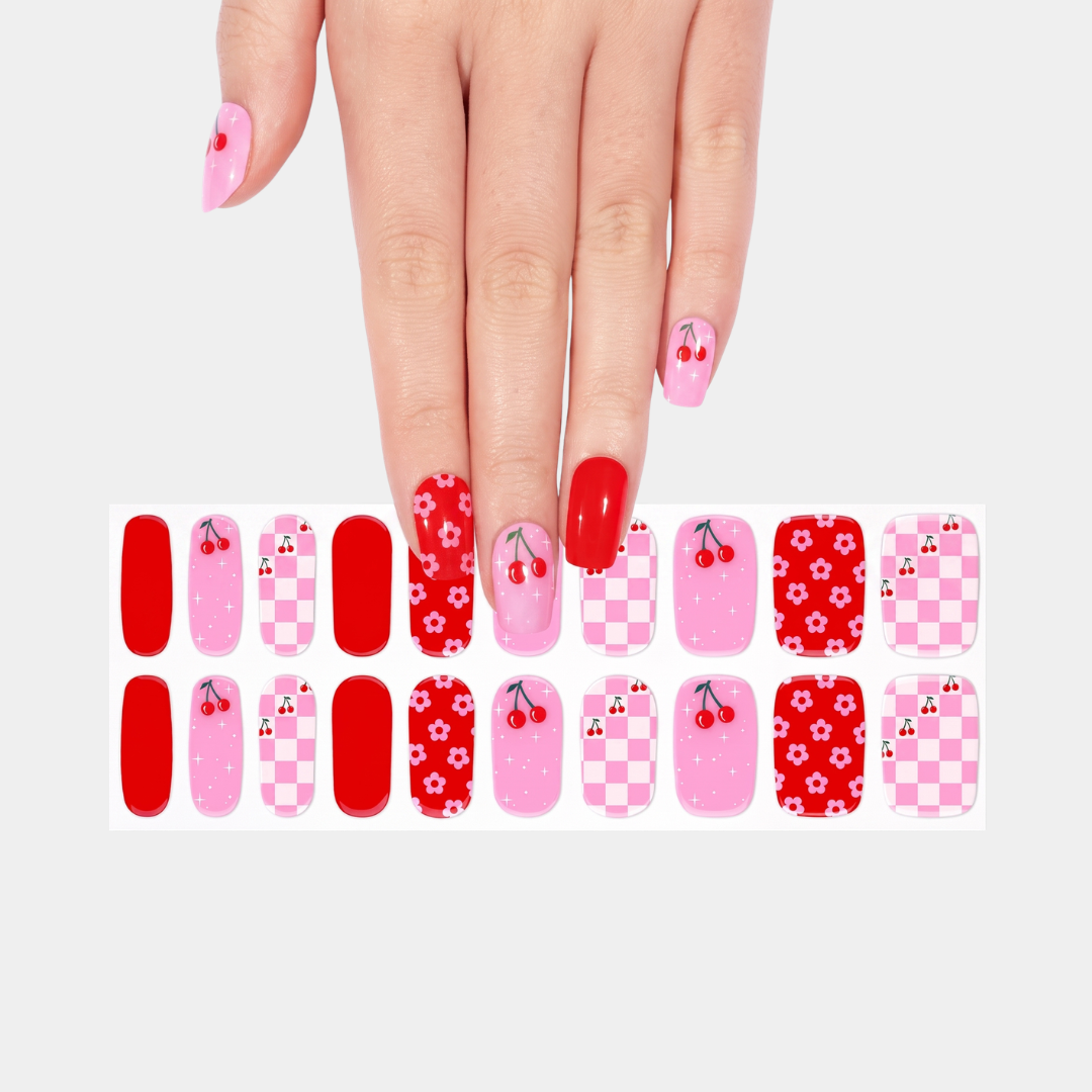 Kiss & Tell Semi-cured UV Gel Fingernail wraps