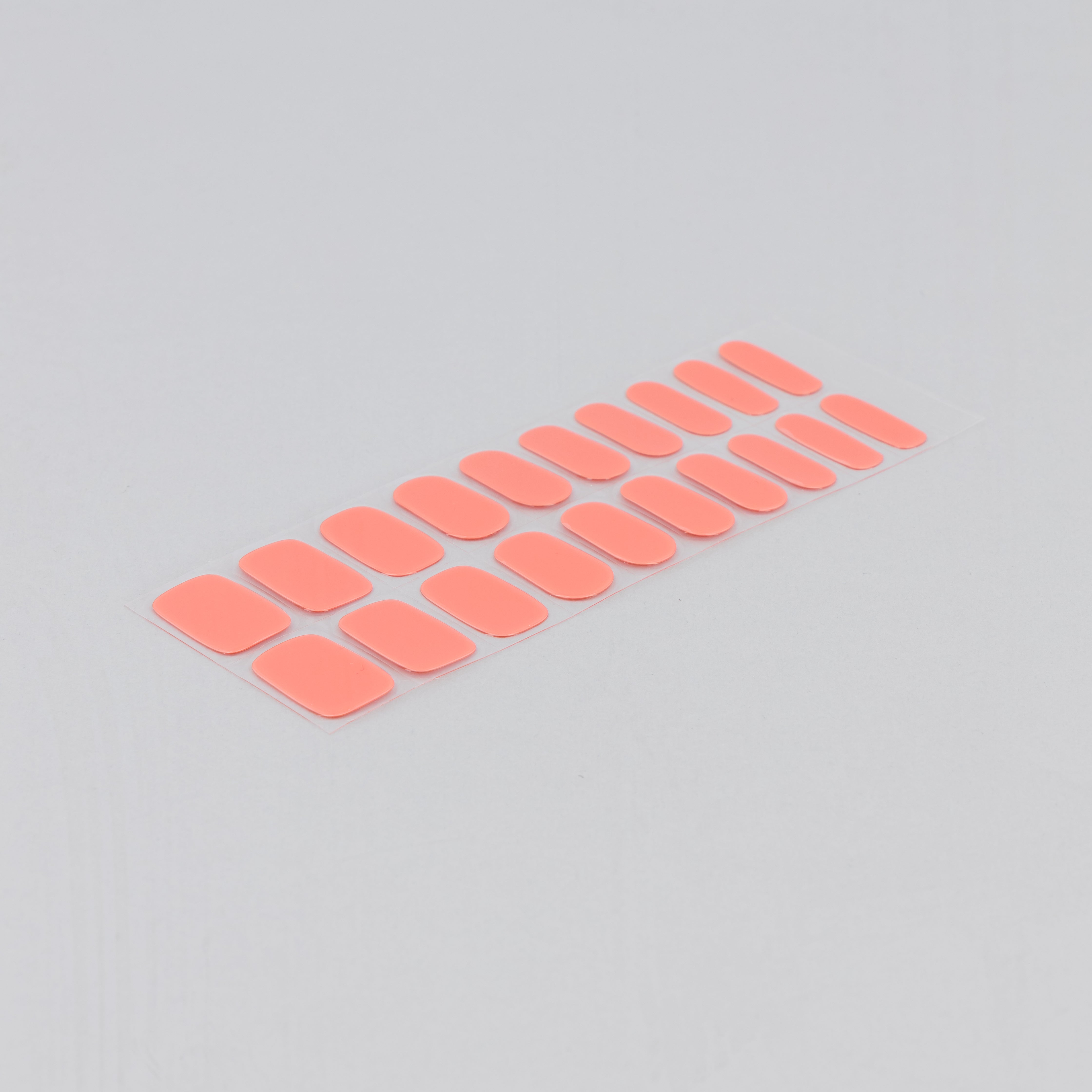 Papaya Punch Semi-cured UV Gel Fingernail wraps