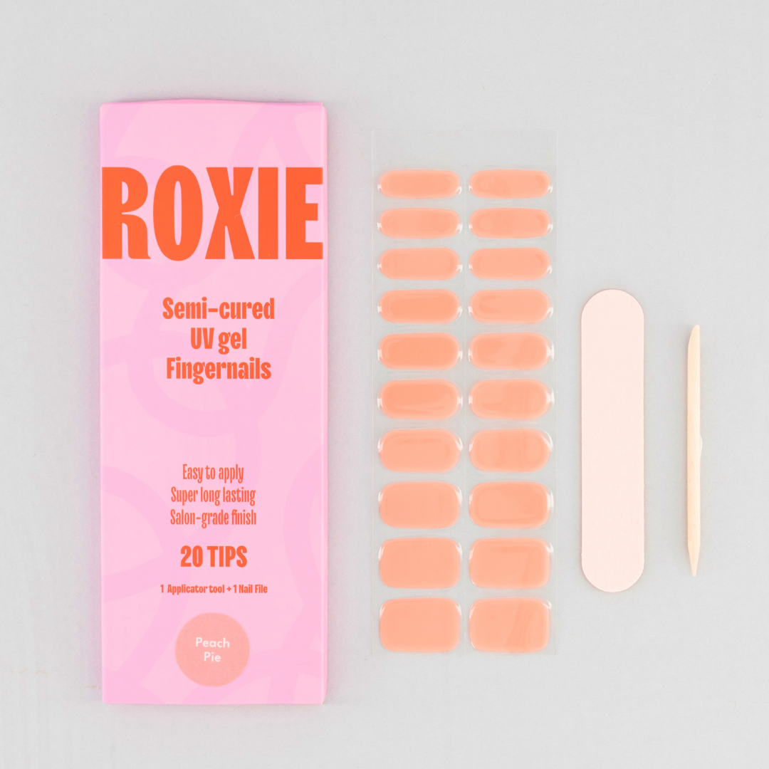 Peach Pie Semi-cured UV Gel Fingernail wraps