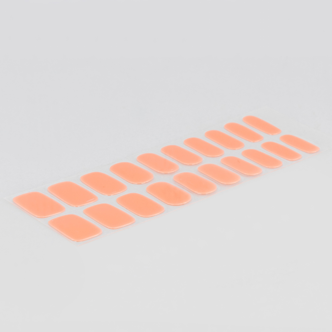 Peach Pie Semi-cured UV Gel Fingernail wraps