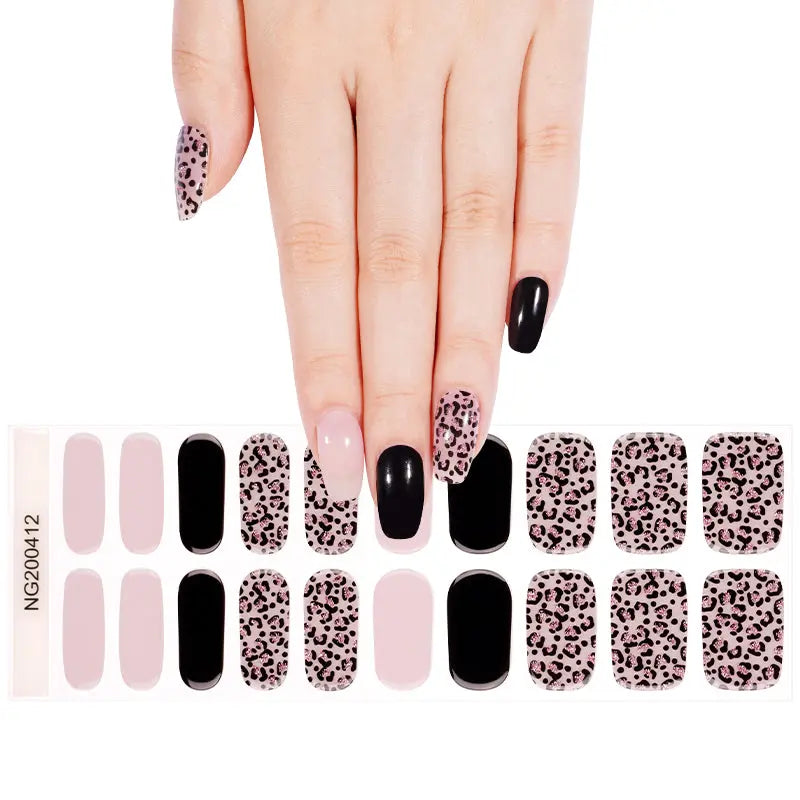 Pretty Wild Semi-cured UV Gel Fingernail wraps