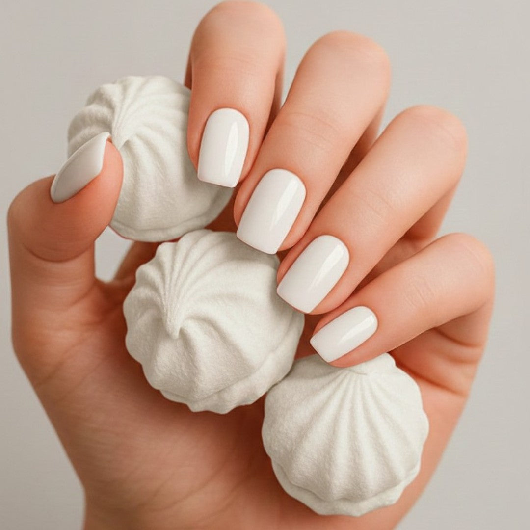 Whipped Meringue Semi-cured UV Gel Fingernail wraps